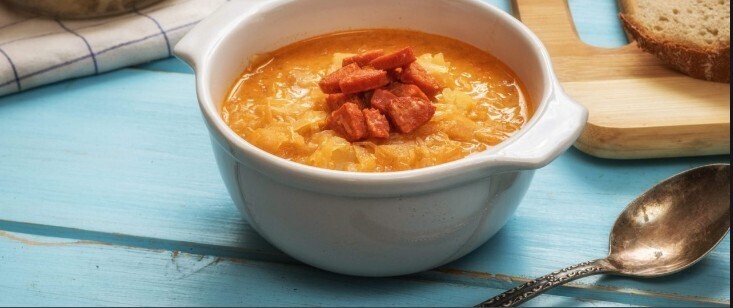 Чешский суп из квашеной капусты