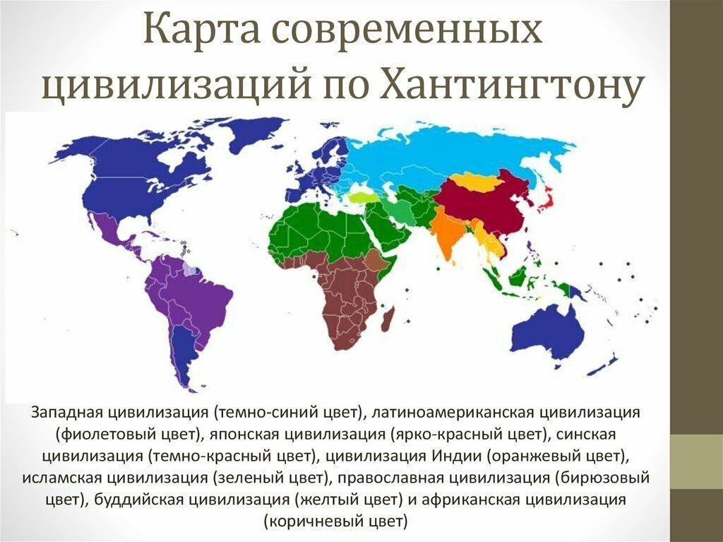 Западный мир карта