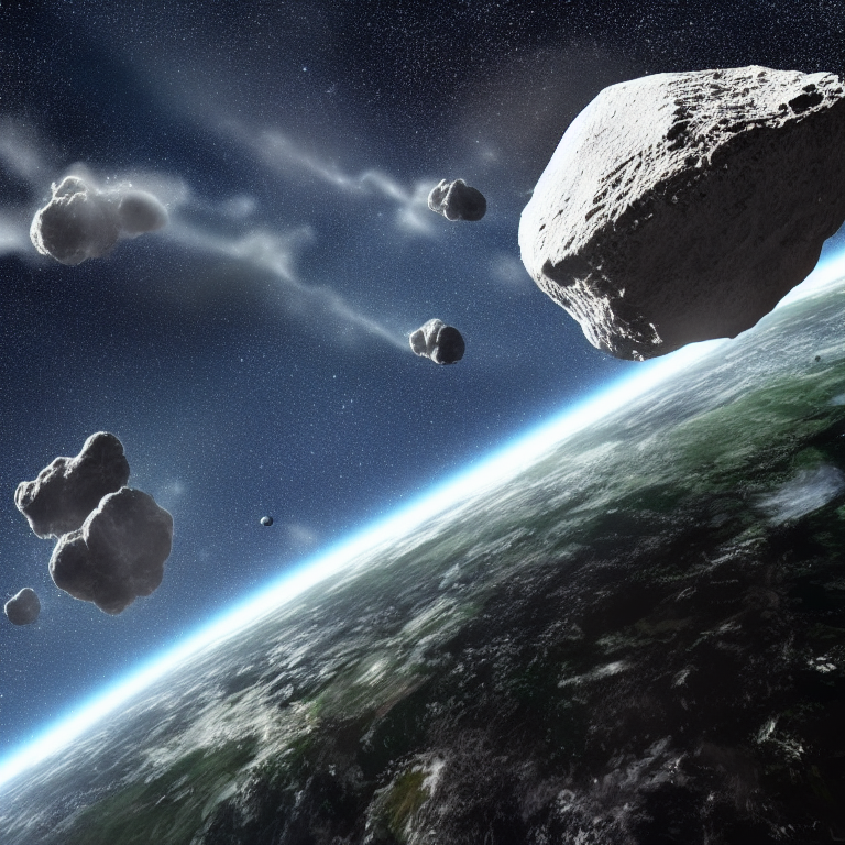 Астеройд и Земля