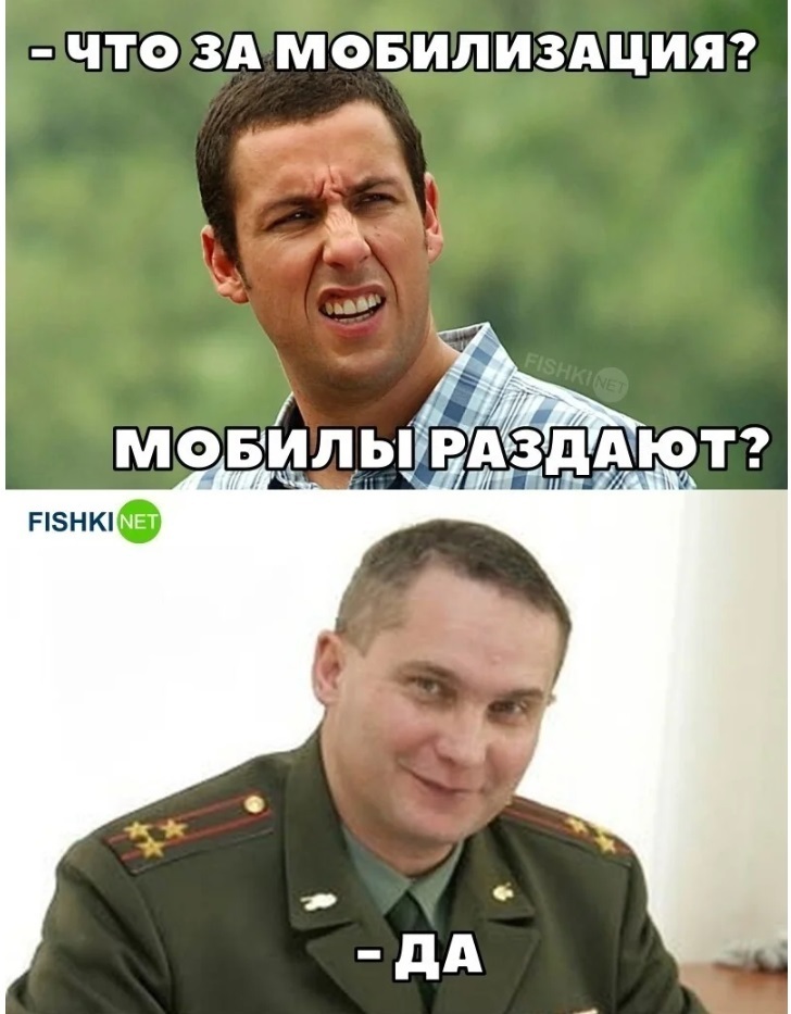 Весёлые картинки про мобилизацию и не только
