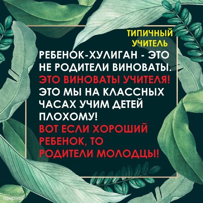 Учителю почёт и уважение