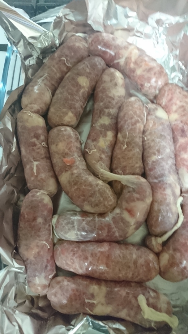 Домашние колбаски в духовке