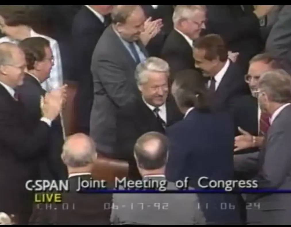 Капитуляция 30-летней давности: речь Ельцина в Конгрессе США
