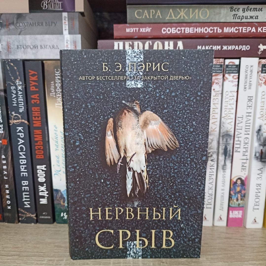 📚 НЕРВНЫЙ СРЫВ Б. Э. Пэрис 📖 352 c. 16+, психологический триллер, детектив
