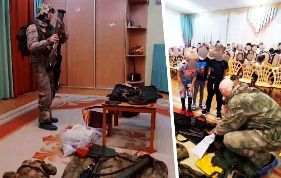 «Солдаты в подгузниках»: малышей в детских садах учат собирать автомат, надевать противогаз и демонстрируют им гранатомёт. Это нормально?