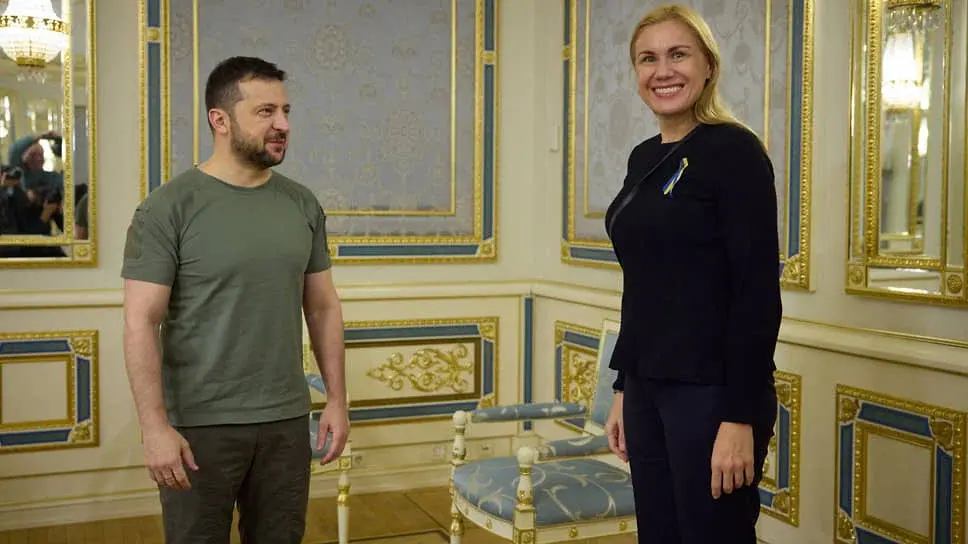 Еврокомиссар посетил Киев.