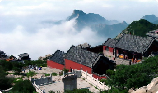 Китай. Статуя Будды в Лэшане Священная гора Тайшань