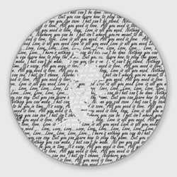 Битлз Портрет Джона Леннона из слов песни All You Need Is Love