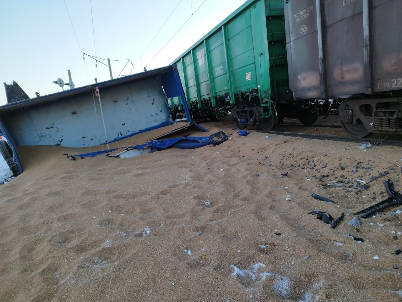 Трагедия на Ж/Д переезде унесла жизнь водителя