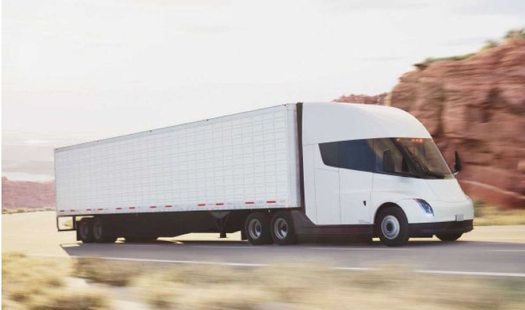 Электрический грузовик Tesla проехал более 800 километров при весе 37 тонн