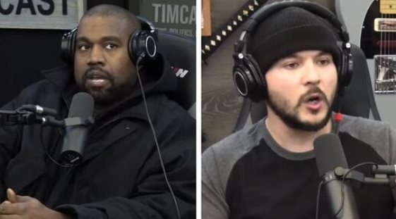 Канье Уэст (Ye) покинул шоу Timcast IRL после того, как Тим Пул ответил на его антисемитские высказывания