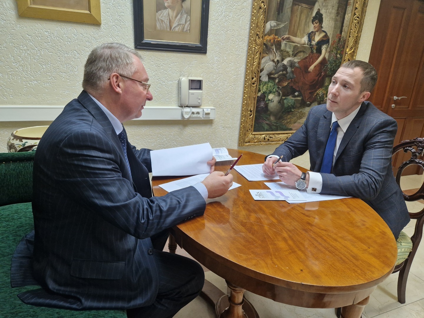 Встреча юристов Р.Групп с Вадимом Окрушко – Президентом Санкт-Петербургской современной академии