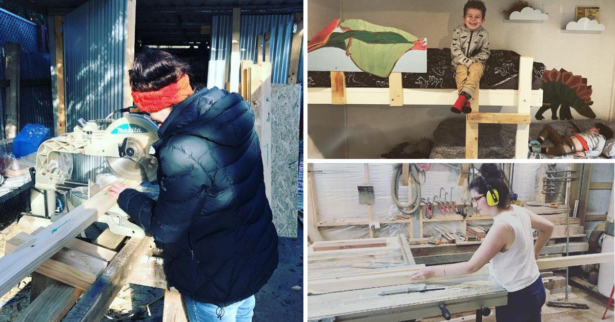 Муж бросил её с двумя маленькими детьми, а она не отчаялась и построила дом своими руками, даже не взяв кредит