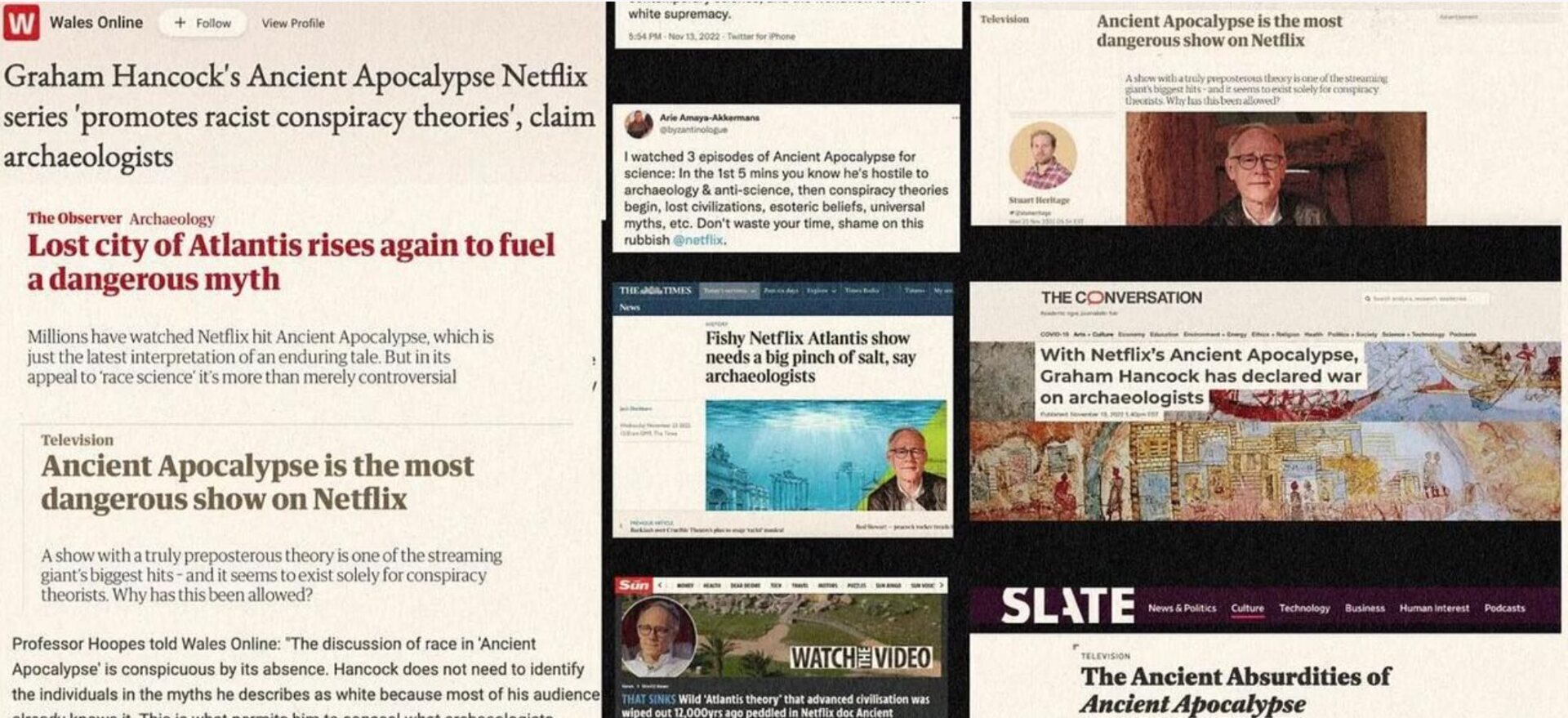 Почему популярный документальный фильм Netflix вызвал гнев СМИ? Древний апокалипсис и "Опасные идеи" Грэма Хэнкока