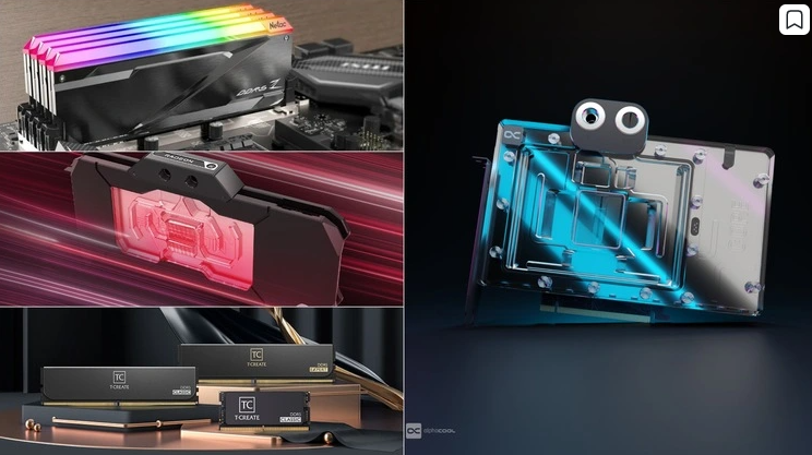 Новинки «железа» за неделю: игровая и рабочая DDR5, водоблоки для Radeon RX 7900 XT/XTX и RTX 4090