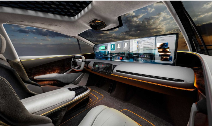 Первый в мире автомобиль с телескопическим дисплеем