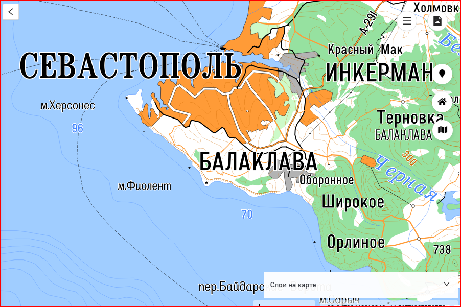 Севастополь граница с украиной. Севастополь границы.