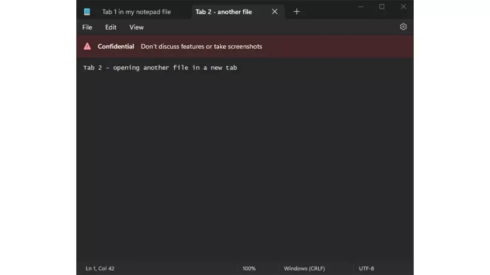 Вкладки появятся в блокноте в будущем обновлении Windows 11 - но что дальше?
