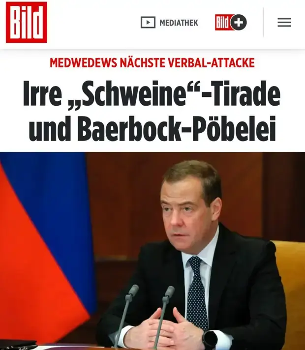 Свиньи и свинопасы – Медведев о противнике.