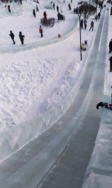 Ледовый городок в г. Новосибирске