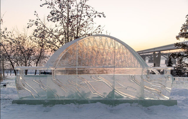 Ледовый городок в г. Новосибирске