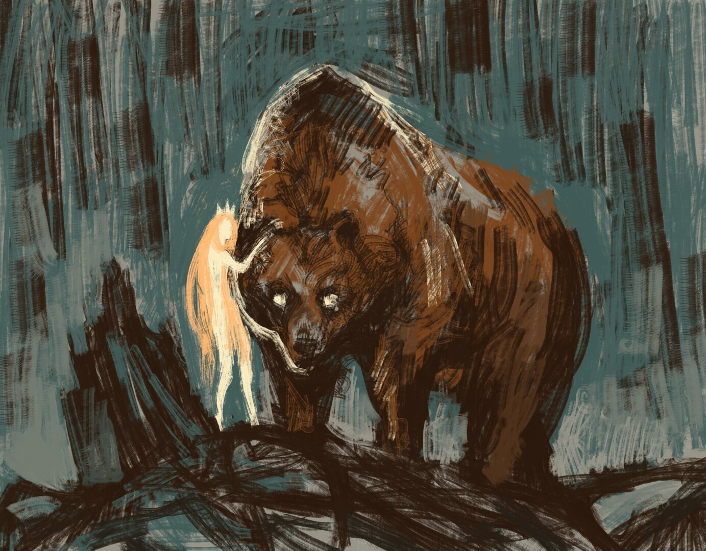 Дух медведя арт