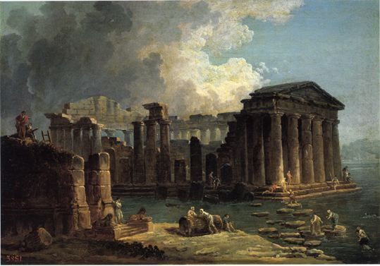 Загадочные руины на картинах Робера Юбера