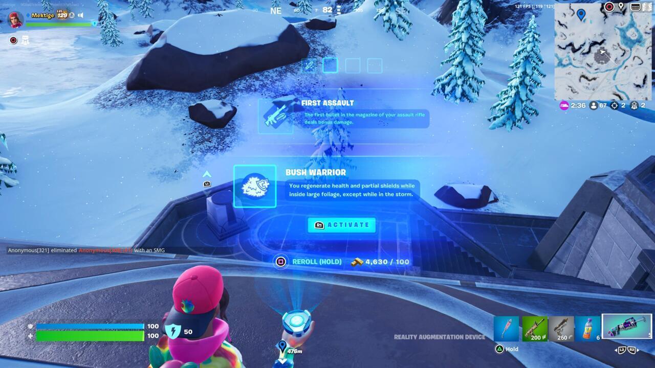 Fortnite: как восстановить здоровье или щиты с помощью дополнений