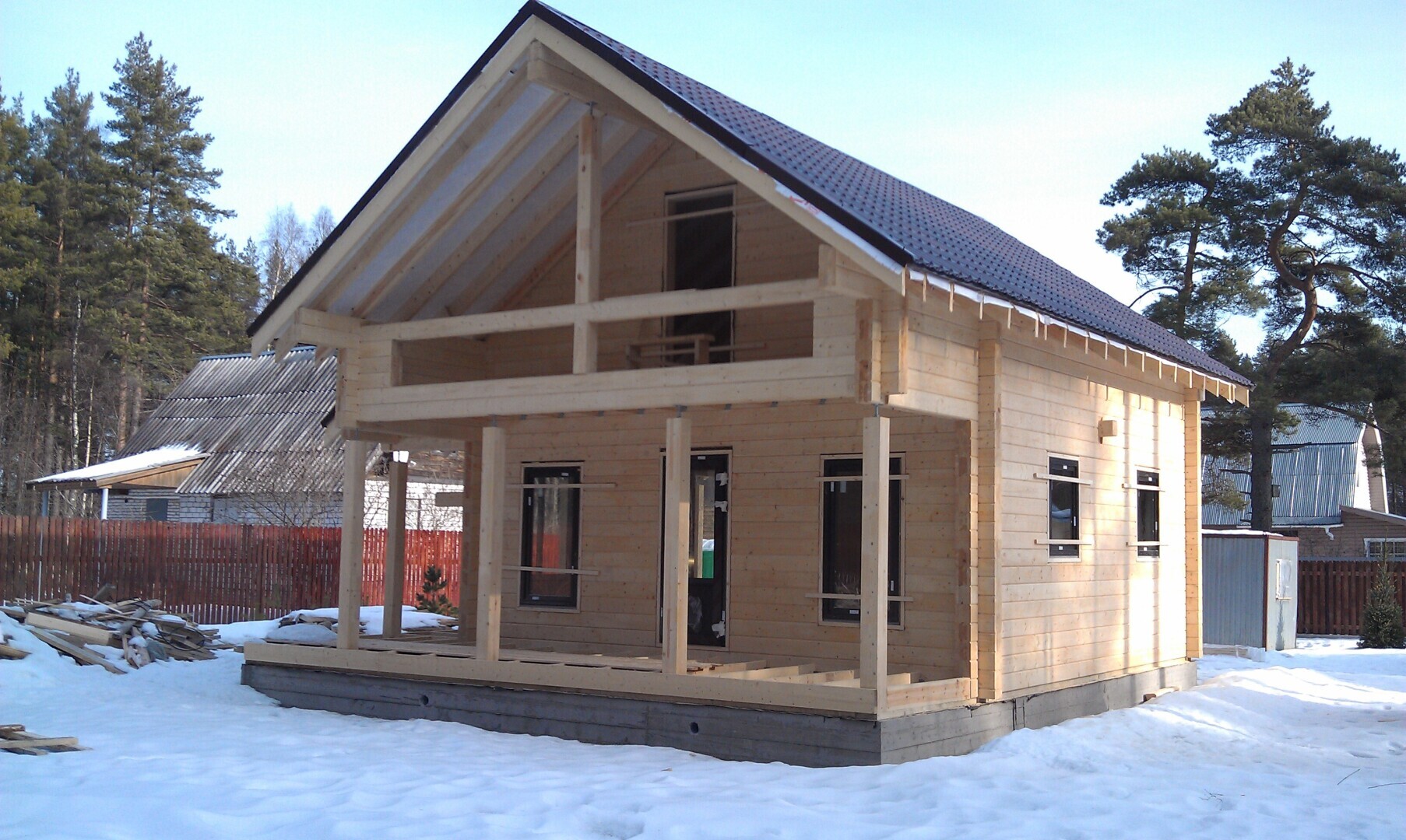 Когда лучше строить из дерева.....