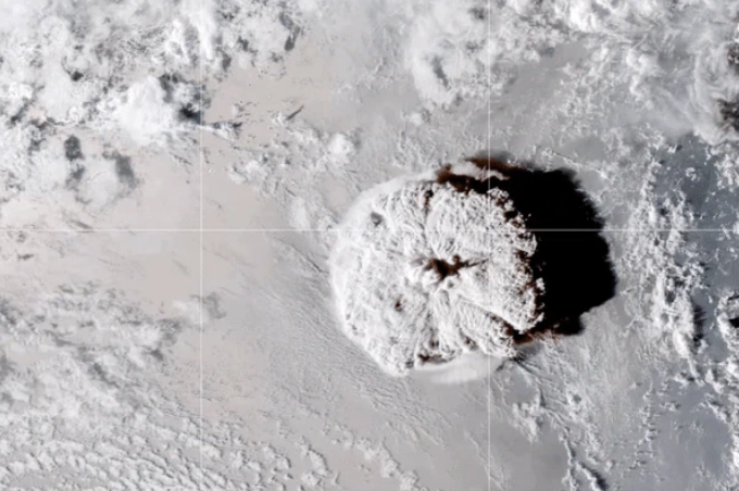 Ударная волна от извержения Тонга ощущалась на другой стороне планеты на расстоянии 18 000 км