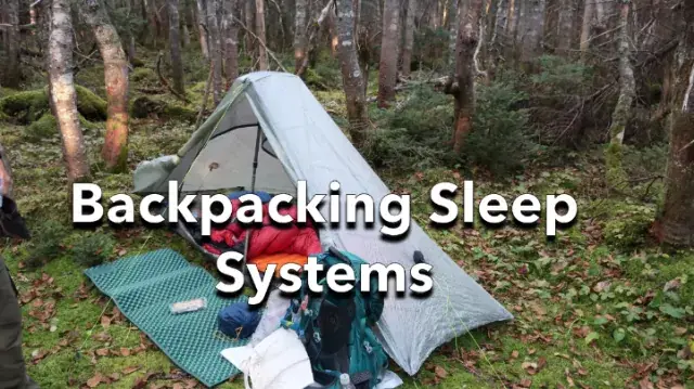 Спальные системы для палаток, брезента и гамаков