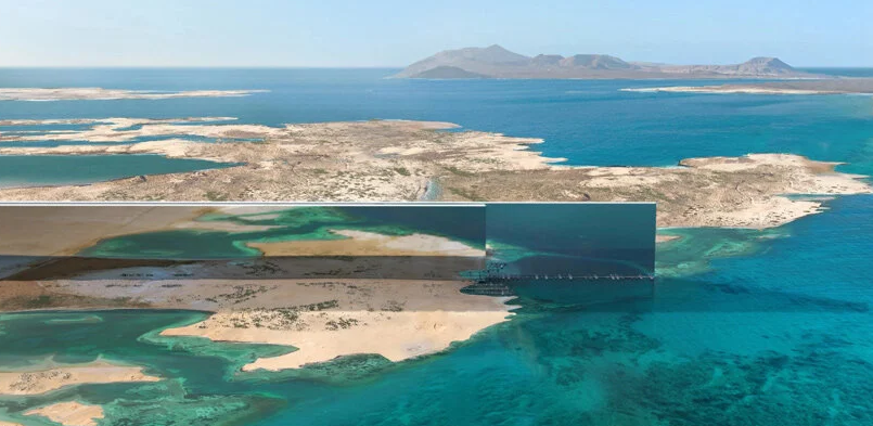 Саудовская Аравия строит город будущего. Это непрерывная линия зеркал длиной 170 км