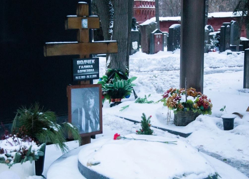 Как выглядят могилы знаменитостей на новодевечьем кладбище.