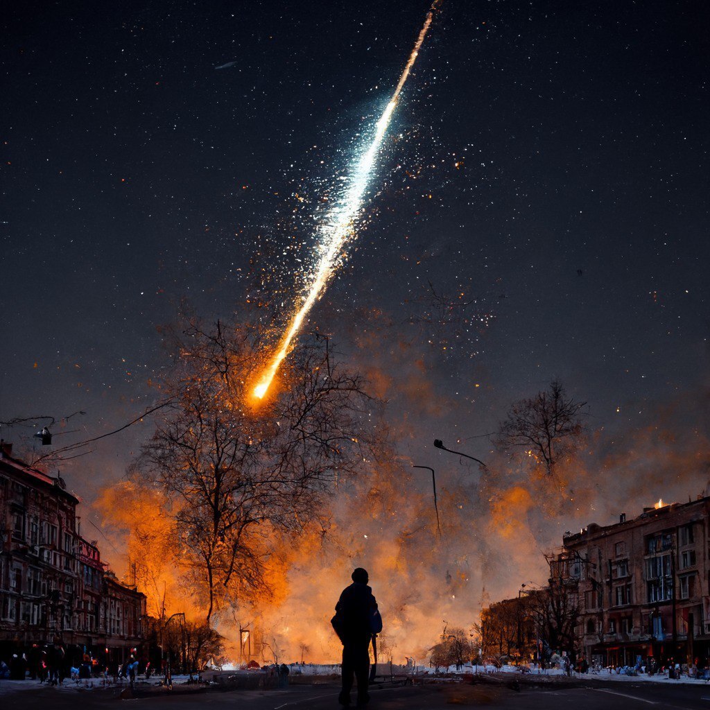 Падение метеорита