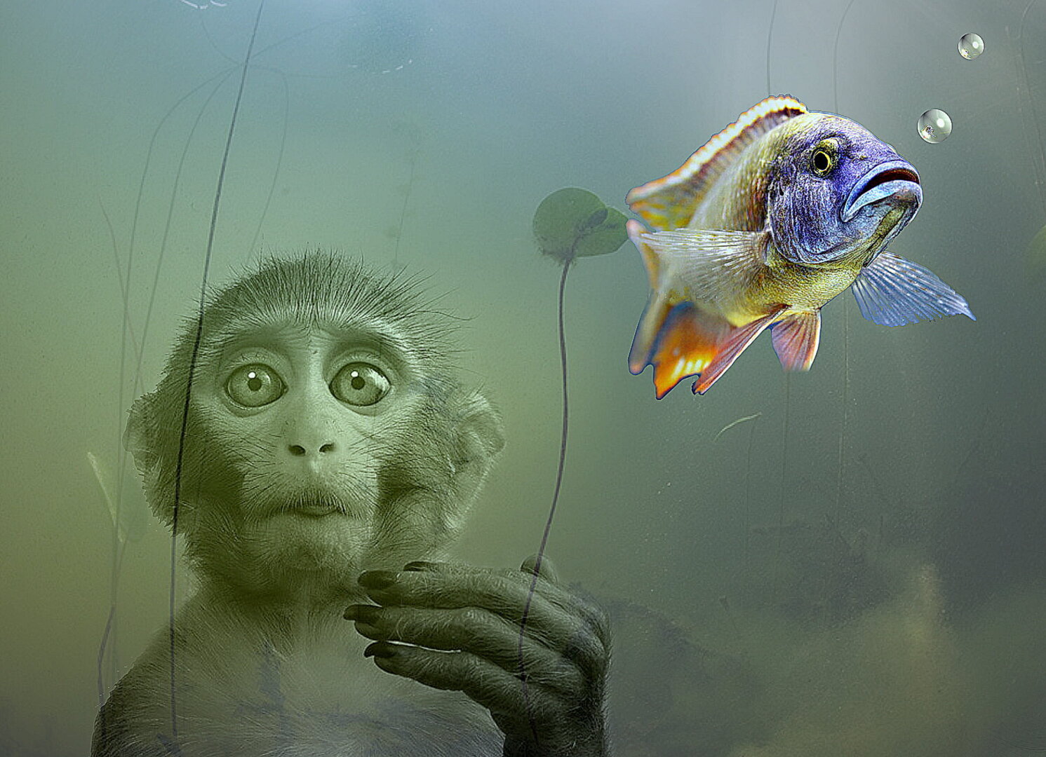 Рыбы умнее обезьян?