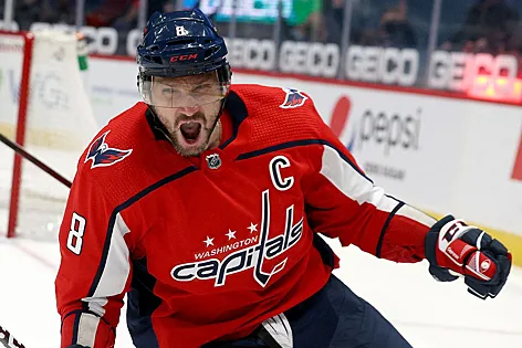 Овечкин впервые после травмы принял участие в утренней тренировке "Вашингтона".