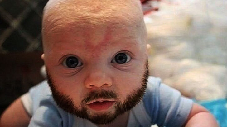 Небритая физиономия - неопрятное отображение современной действительности