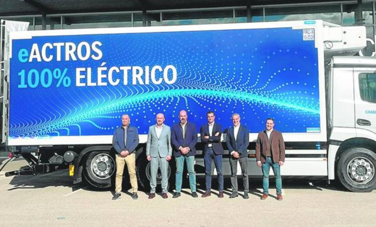 Disfrimur тестирует первый 100% электрический грузовик от Mercedes-Benz в сотрудничестве с Comercial Dimovil.