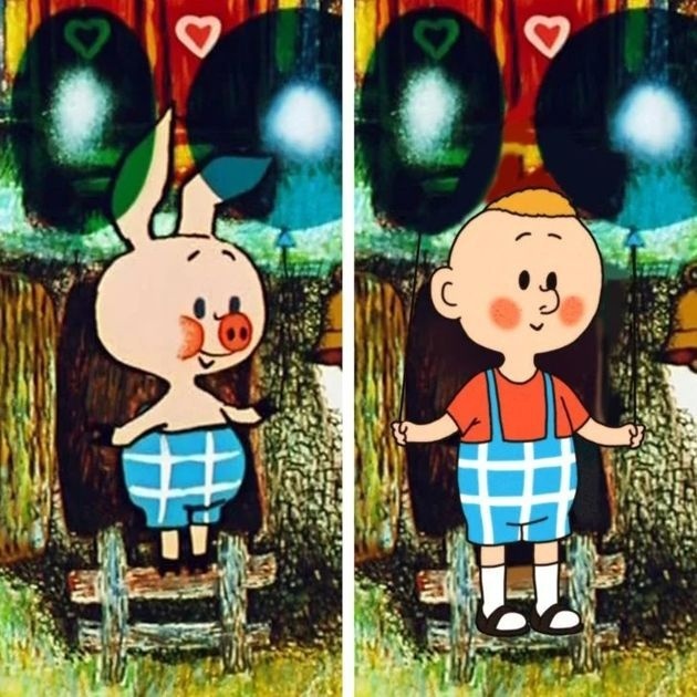 Аниматоры из студии «Союзмультфильм» нарисовали персонажей советских мультфильмов в образе людей