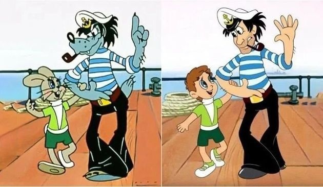 Аниматоры из студии «Союзмультфильм» нарисовали персонажей советских мультфильмов в образе людей