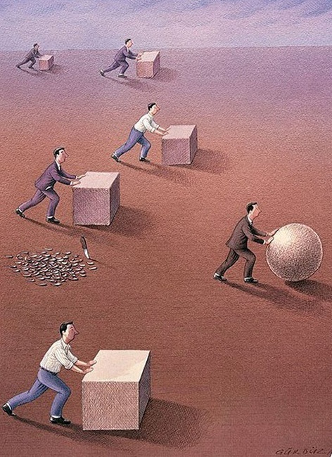 Художник-иллюстратор из Турции создает философские комиксы.