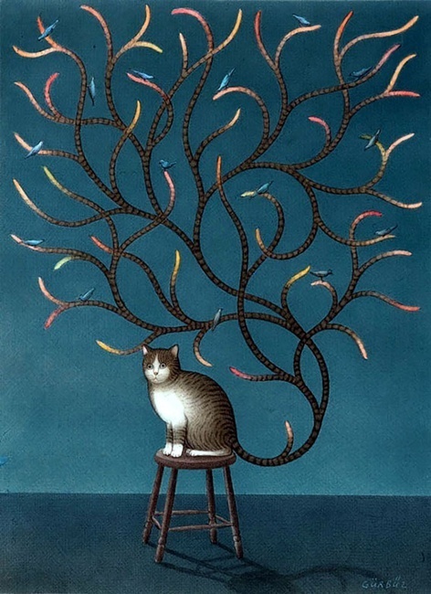 Художник-иллюстратор из Турции создает философские комиксы.