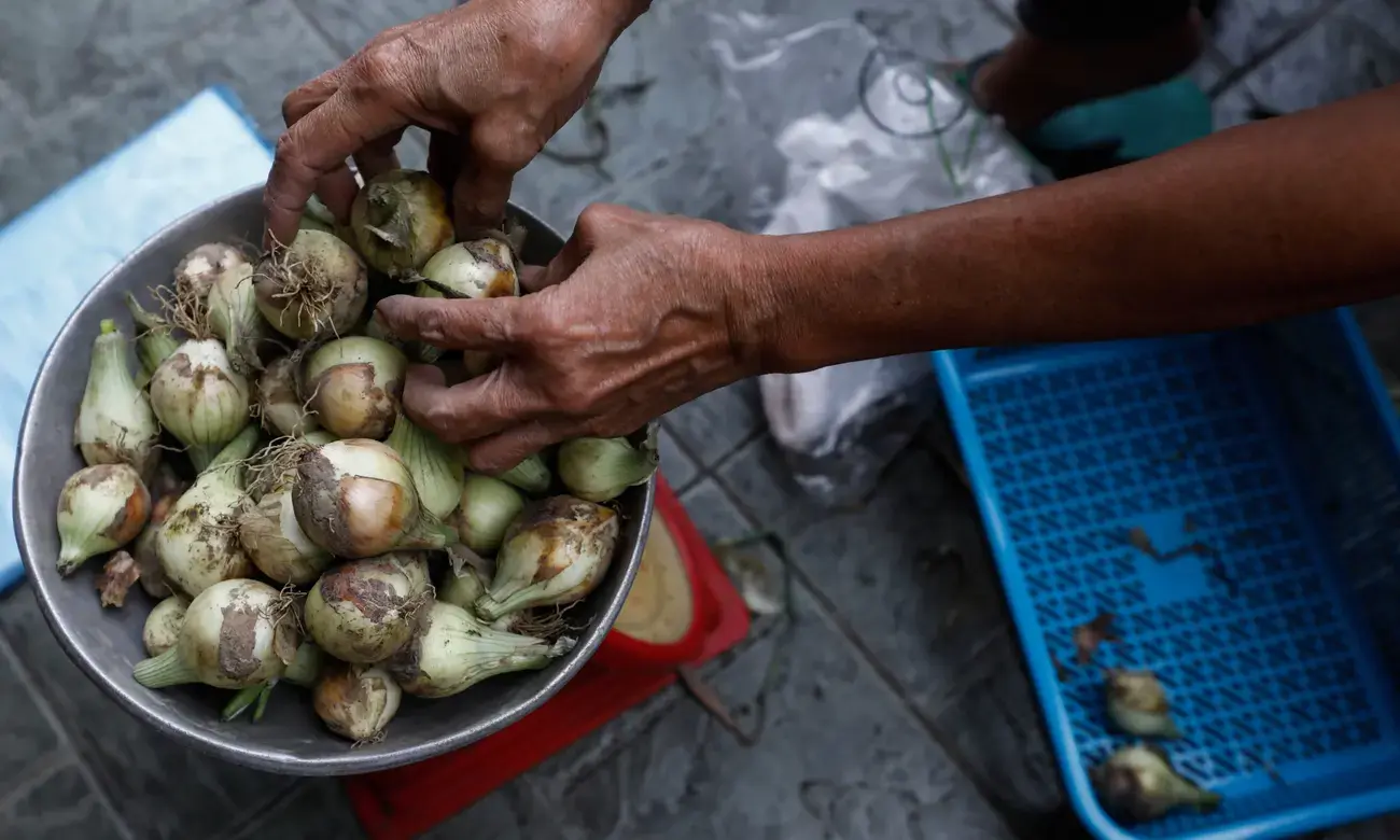 Контрабанда лука процветает, поскольку основной продукт питания становится роскошью на Филиппинах.