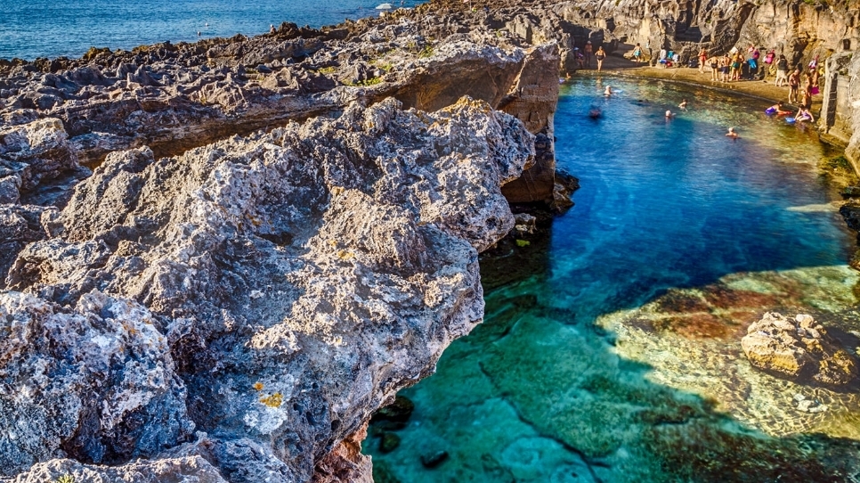 Природный бассейн Марина Серра, настоящая красота Саленто.