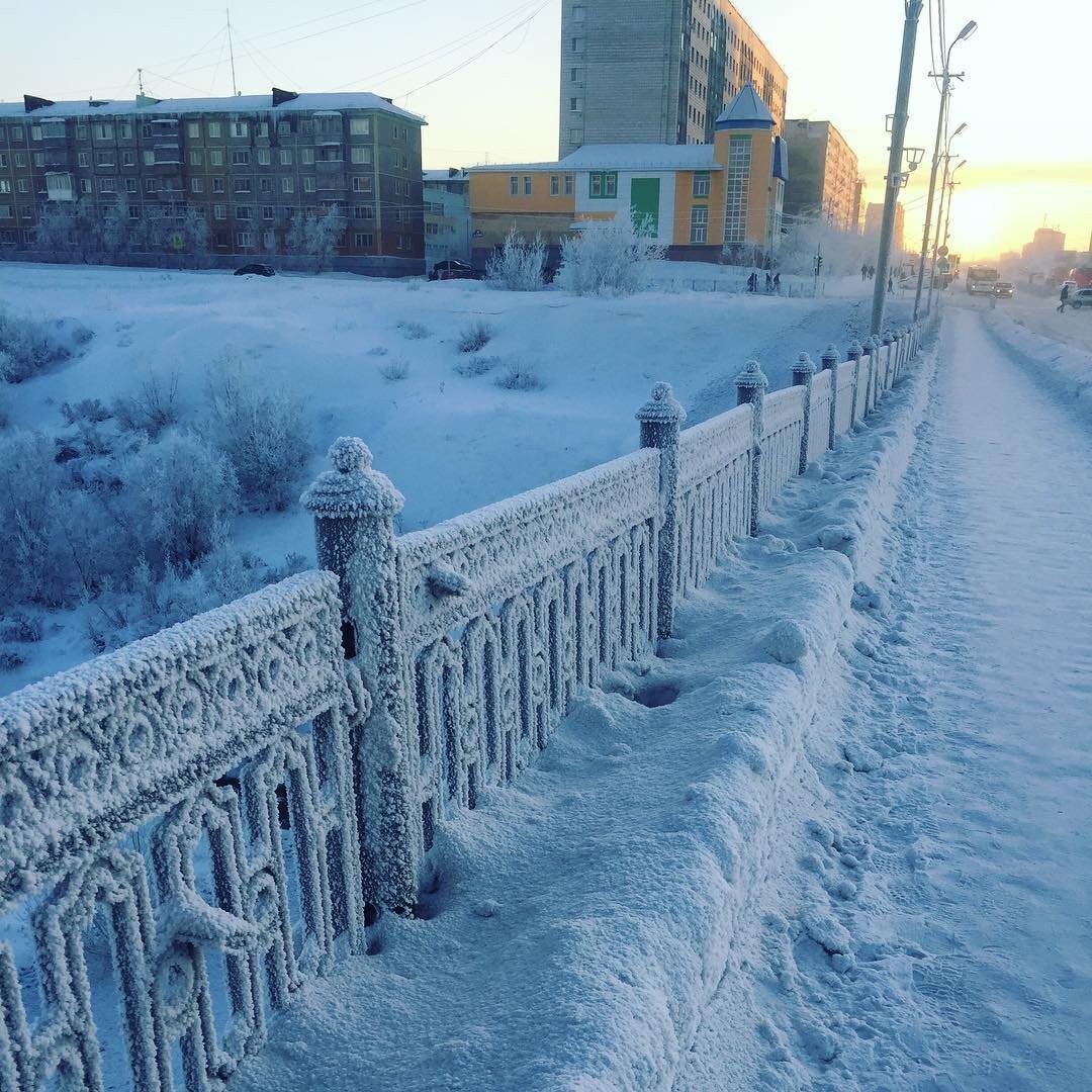 Воркута зимой