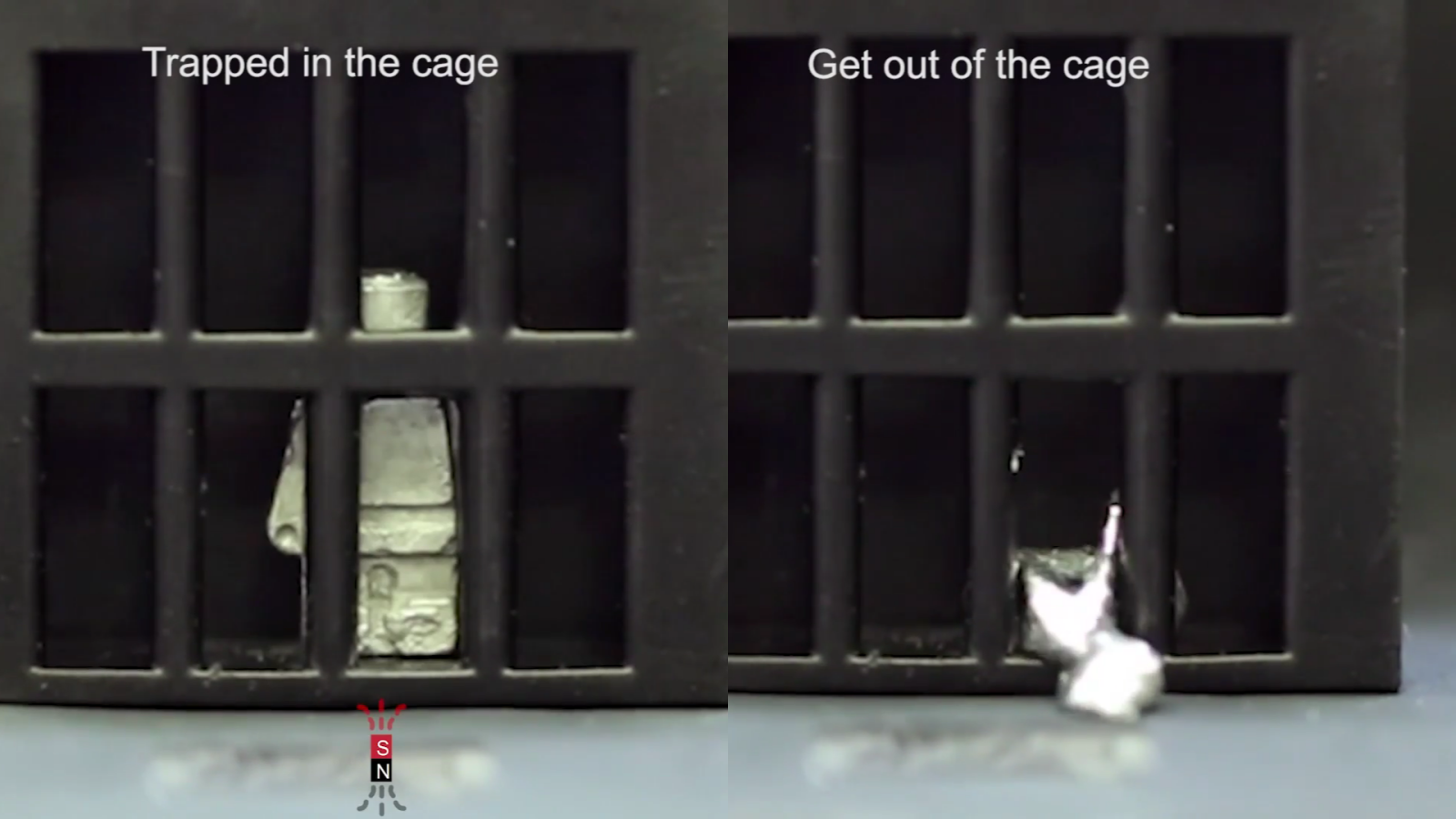 Ученые создали робота-терминатора, который тает и сбегает из клеток