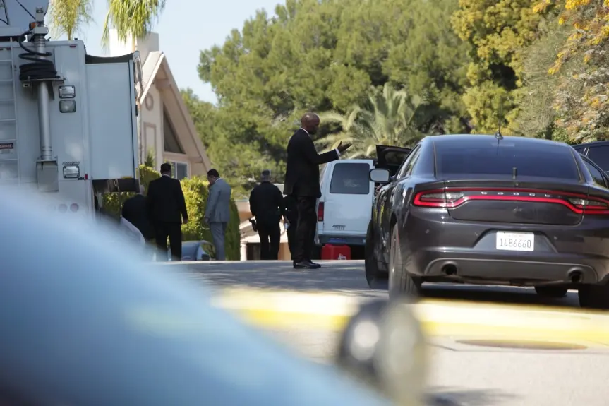 Убийство в США в престижном районе Беверли-Крест 3 погибших, 4 раненых.