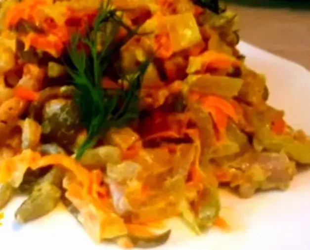 Салат "Гуцульский" Простой, Сытный и Очень Вкусный