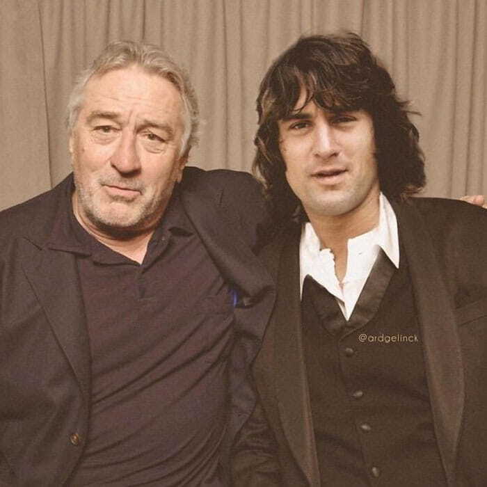 Взгляните На Эти Фотографии Знаменитостей, Тусующихся Со Своими Молодыми «Я» 3 серия.