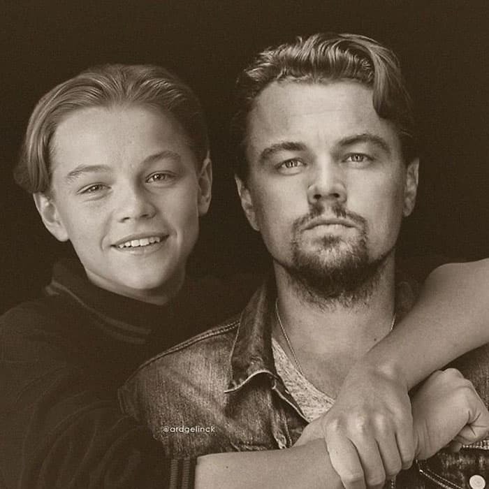 Взгляните На Эти Фотографии Знаменитостей, Тусующихся Со Своими Молодыми «Я» 1 серия.